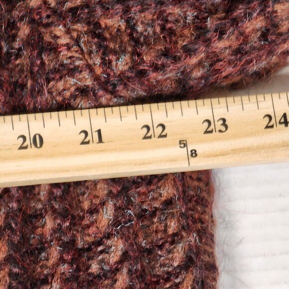 Avon Celli Wool/Mohair/Alapaca Burgundy Reversible Bomber Jacket, Women's XL - Picture 9 of 11